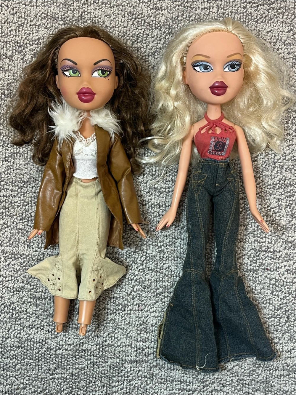 Vintage Big Bratz Yasmin & Cloe 24 inch Fashion Dolls